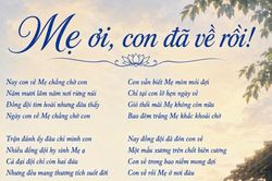 'Mẹ ơi, con đã về rồi' – Khúc tri ân từ những cuộc trở về
