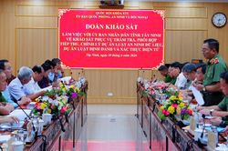 Đo&agrave;n khảo s&aacute;t của Quốc hội l&agrave;m việc với TP Hồ Ch&iacute; Minh, Đồng Nai v&agrave; T&acirc;y Ninh về c&aacute;c dự &aacute;n Luật