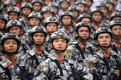 72 thí sinh đầu tiên trúng tuyển vào trường quân đội