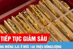 Sáng 30-6, giá vàng tiếp tục giảm sâu