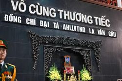 Lễ viếng Đại tá, Anh hùng Lực lượng vũ trang nhân dân La Văn Cầu