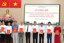Phường Bình Đông còn 30 khu phố sau sắp xếp