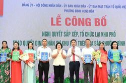 Sau sắp xếp, phường Bình Hưng Hòa giảm 29 khu phố