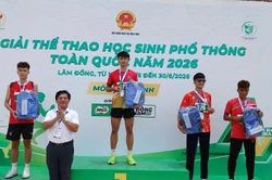 Học sinh Quảng Trị giành 17 huy chương tại Giải Thể thao học sinh toàn quốc
