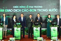 Ch&iacute;nh thức khai trương S&agrave;n giao dịch carbon trong nước