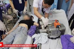 Máy xay 'nuốt' trọn bàn tay chỉ trong vài giây
