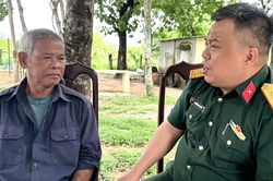 Ph&aacute;t hiện nhiều di vật liệt sĩ từ tin b&aacute;o của một người đ&agrave;n &ocirc;ng