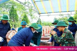 Lấy mẫu ADN 84 hài cốt liệt sĩ chưa xác định thông tin tại Hương Khê