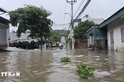 Mưa lớn gây ngập úng cục bộ tại một số khu vực tại Quảng Ninh