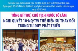 Tổng B&iacute; thư, Chủ tịch nước T&ocirc; L&acirc;m: Nghị quyết 10-NQ/TW thể hiện sự thay đổi trong tư duy ph&aacute;t triển