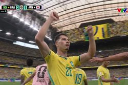 Nhật Bản gục ngã phút 95 trước Brazil