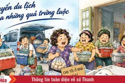 'Chuyến du lịch' của những quả trứng luộc