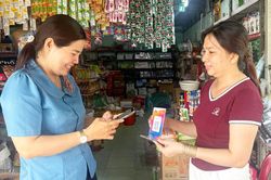 Đi chợ bằng điện thoại