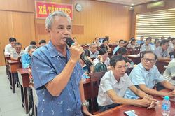 Đại biểu HĐND tỉnh An Giang tiếp xúc cử tri hai xã Thạnh Đông và Tân Hiệp