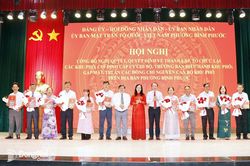 Phường Bình Phước công bố nghị quyết, quyết định về thành lập, tổ chức lại các khu phố