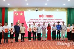 Phường Cao Lãnh: Công bố Quyết định thành lập 39 Chi bộ khu phố