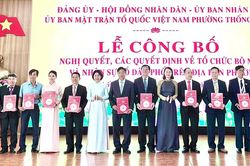 Phường Thống Nhất c&ograve;n 11 tổ d&acirc;n phố sau sắp xếp