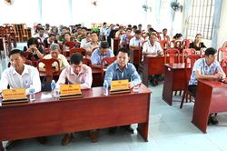 Bồi dưỡng nghiệp vụ kiểm tra, giám sát và thi hành kỷ luật của Đảng cho cán bộ, đảng viên xã Thuận Bắc và Công Hải
