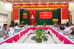 Khối thi đua Các cơ quan nội chính tỉnh Khánh Hòa sơ kết phong trào thi đua 6 tháng đầu năm