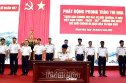 Lữ đoàn 957 phát động phong trào thi đua bảo vệ môi trường
