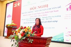 Hội nghị truyền th&ocirc;ng, n&oacute;i chuyện chuy&ecirc;n đề nh&acirc;n kỷ niệm 25 năm ng&agrave;y Gia đ&igrave;nh Việt Nam