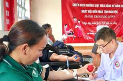Lạc Dương tiếp nhận 71 đơn vị máu tại Ngày hội hiến máu tình nguyện năm 2026