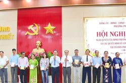Phan Thiết công bố nghị quyết, các quyết định về tổ chức bộ máy