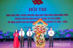 Khai mạc vòng chung khảo Hội thi Báo cáo viên, tuyên truyền viên giỏi tỉnh Ninh Bình năm 2026