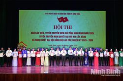 Bế mạc v&agrave; trao giải Hội thi B&aacute;o c&aacute;o vi&ecirc;n, tuy&ecirc;n truyền vi&ecirc;n giỏi tỉnh Ninh B&igrave;nh năm 2026