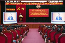 Khai mạc hội nghị toàn quốc nghiên cứu, học tập, quán triệt và triển khai thực hiện Nghị quyết số 10-NQ/TW của Bộ Chính trị