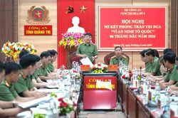 Cụm thi đua số 5-Bộ Công an sơ kết phong trào thi đua 'Vì an ninh tổ quốc'