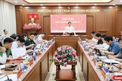 Ban Thường vụ Tỉnh ủy xem xét, quyết định một số nội dung theo thẩm quyền