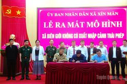 Xín Mần ra mắt mô hình 'Xã biên giới không có xuất nhập cảnh trái phép'