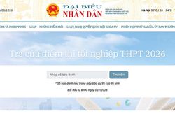 Tra cứu điểm thi tốt nghiệp THPT 2026 nhanh nhất trên Báo Đại biểu Nhân dân