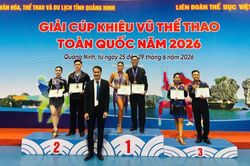 Cao Bằng giành 45 huy chương tại Giải Vô địch trẻ quốc gia và Cúp khiêu vũ thể thao toàn quốc