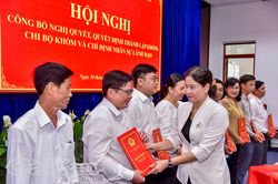 Phường Bạc Liêu công bố thành lập và chỉ định nhân sự chi bộ 18 khóm mới