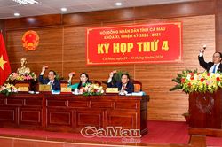 12 nghị quyết được thông qua tại Kỳ họp thứ 4, HĐND tỉnh Cà Mau