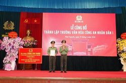 Bộ Công an công bố Quyết định thành lập Trường Văn hóa Công an nhân dân I