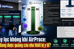 Máy lọc không khí AirProce: Có đang được quảng cáo như thiết bị y tế?