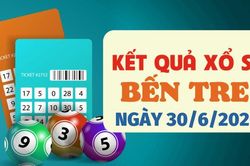 Trực tiếp kết quả xổ số Bến Tre hôm nay 30/6/2026 - XSBTR 30/6