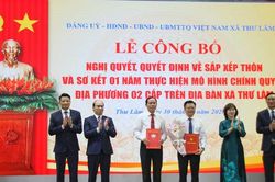 Xã Thư Lâm công bố 34 thôn sau sắp xếp