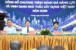 C&ocirc;ng bố chương tr&igrave;nh đ&aacute;nh gi&aacute; năng lực, vinh danh nh&agrave; thầu x&acirc;y dựng Việt Nam 2026