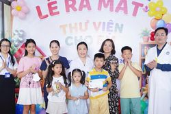 'Thư viện cho em' tiếp th&ecirc;m niềm vui cho bệnh nhi