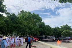 Nhiều biện pháp phòng ngừa hỏa hoạn tại Bệnh viện đa khoa Sóc Sơn