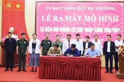 Mô hình 'Xã biên giới không có xuất, nhập cảnh trái phép' tại Tuyên Quang