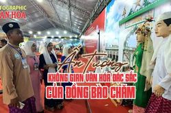 (Infographic) Ấn tượng không gian văn hóa đặc sắc của đồng bào Chăm
