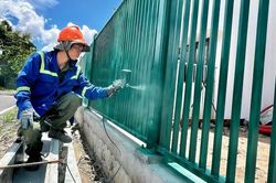 [Ảnh] Hối hả thi công Dự án giải quyết ngập do triều khu vực Thành phố Hồ Chí Minh