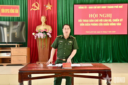 Bộ đội Biên phòng TP Huế kiểm tra thực hiện Quy chế dân chủ ở cơ sở