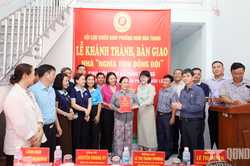 Bàn giao nhà 'Nghĩa tình đồng đội' tặng hội viên cựu chiến binh mắc bệnh hiểm nghèo
