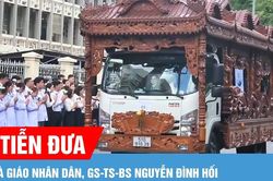 Hàng trăm nhà giáo, sinh viên, y bác sĩ tiễn đưa GS-TS-BS Nguyễn Đình Hối